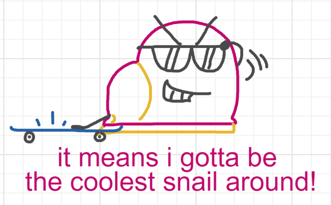 A panel from Running Duos, episode four of the Board Boards object show by Furretwalk/WalkingFurret.